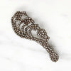 Early Victorian Cut Steel Lily of the Valley Pin