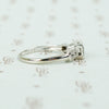 The Perfect 1940's White Gold Engagement Ring