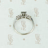 The Perfect 1940's White Gold Engagement Ring