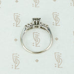 The Perfect 1940's White Gold Engagement Ring