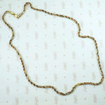 14k fancy twisted rope chain
