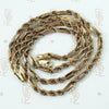 Vintage Fancy 14k Gold Rope Chain