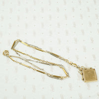 Fancy Long Chain with Swivel Hook and Locket