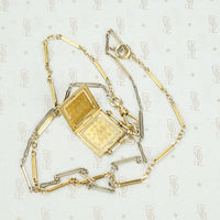 Fancy Long Chain with Swivel Hook and Locket