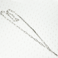 The Fancy Silver Big Link Hook Chain