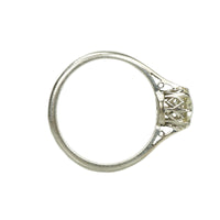 Fancy Vintage Solitaire Engagement Ring