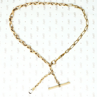 vintage gold filled chains necklace