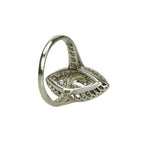 Edwardian Platinum and Old Mine Diamonds Ring