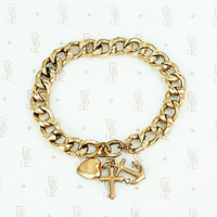 victorian faith hope and charity bracelet