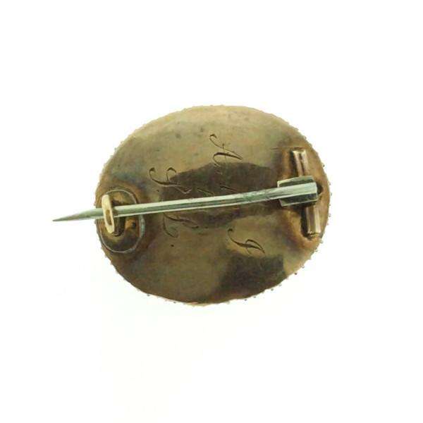 Late Georgian Pearl & Gem set Fichu Pin c1820