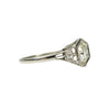 Platinum Filigree Old Euro Diamond Ring
