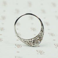 Perfect Deco Filigree Engagement Ring