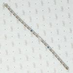 14k white gold filigree bracelet sapphire and diamond