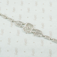 Beautiful Art Deco Camphor Glass Bracelet