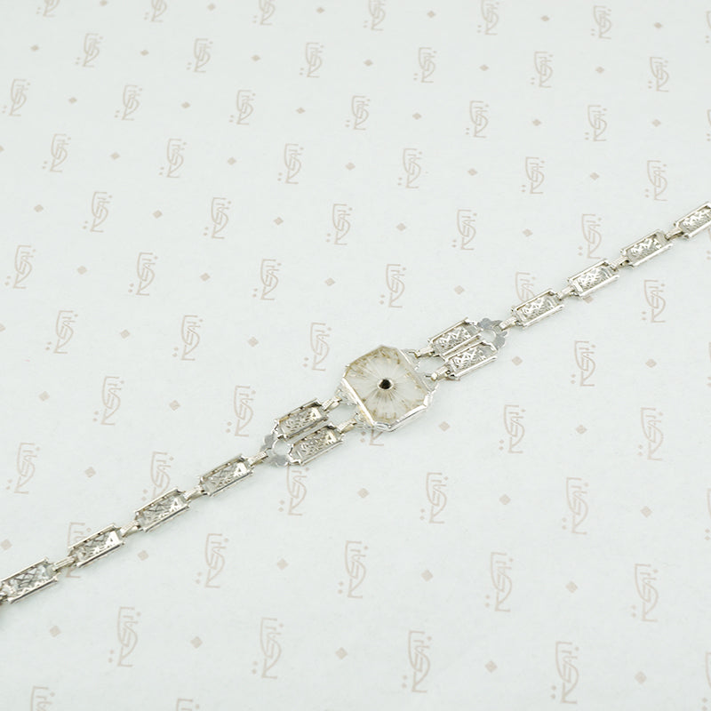 Beautiful Art Deco Camphor Glass Bracelet
