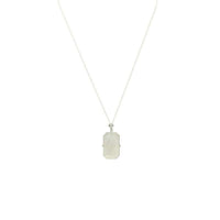 Stunning Filigree and Caphor Glass Pendant circa 1920
