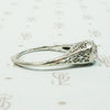 The Lotus Flower Filigree Engagement Ring