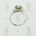 The Lotus Flower Filigree Engagement Ring