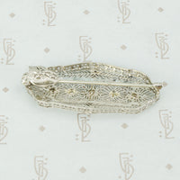 Lacy Filigree Diamond Pendant