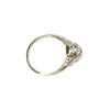 Vintage Art Deco Filigree Diamond Engagement Ring