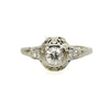 Vintage Art Deco Filigree Diamond Engagement Ring