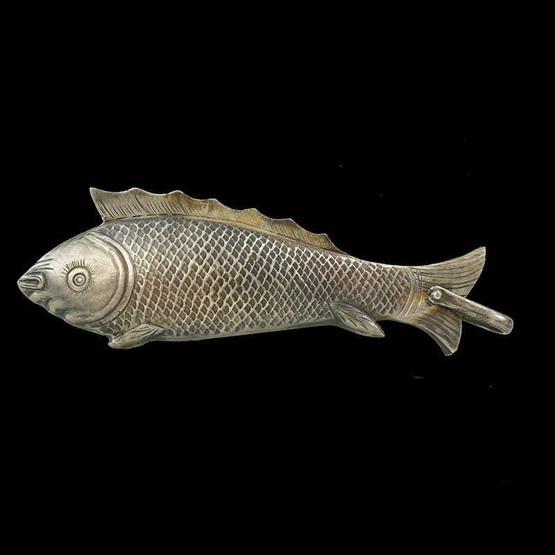 Antique Silver Fish Pendant