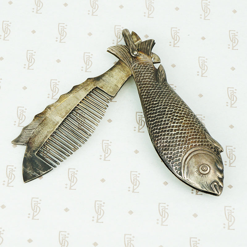 Antique Silver Fish Pendant