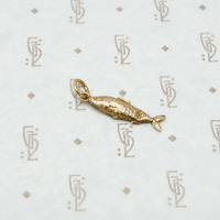 9ct fish charm