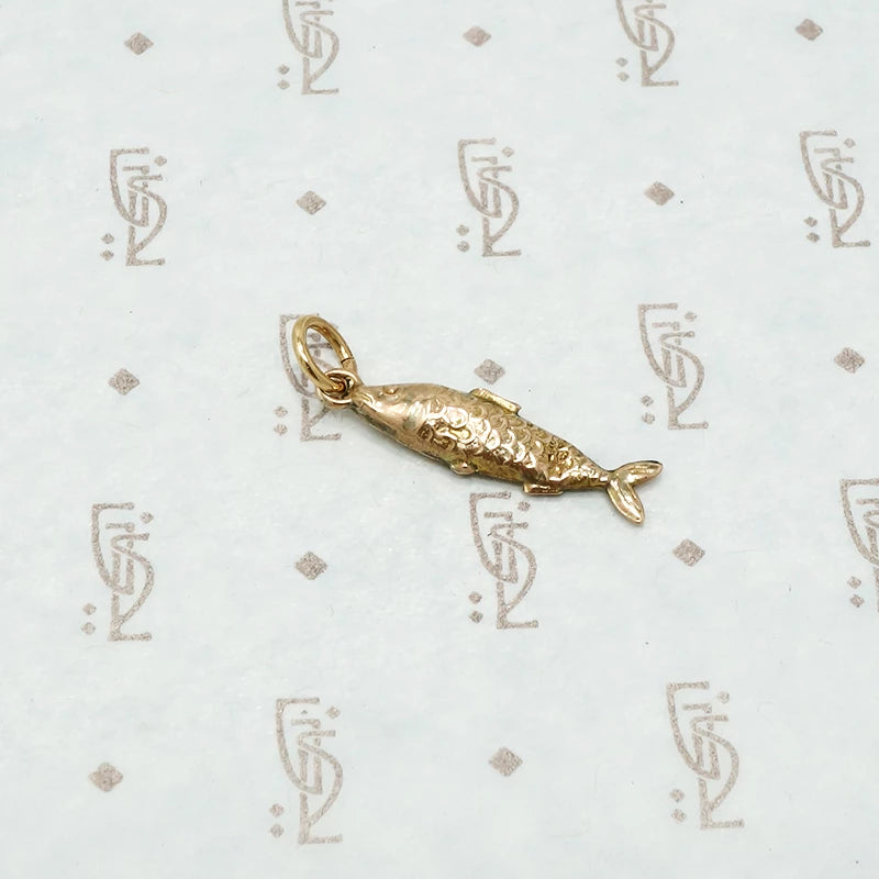 9ct fish charm