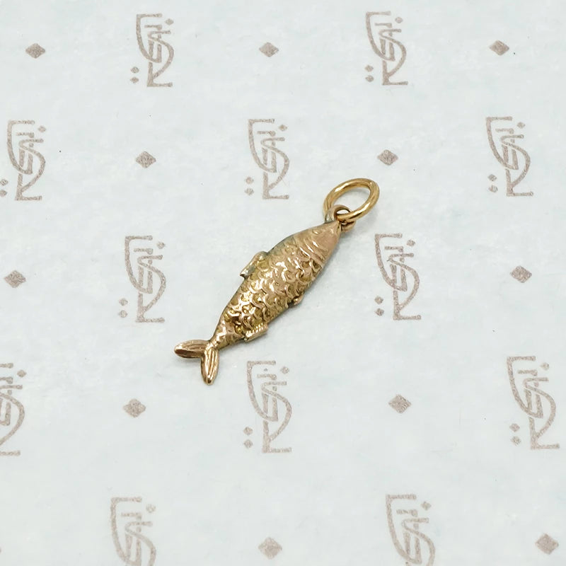 9ct fish charm