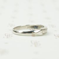 Vintage Platinum Diamond Band