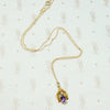 Graceful Edwardian Amethyst Conversion Pendant