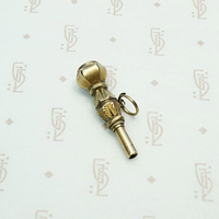 Carnelian Seal Watch Key Pendant