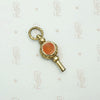Carnelian & Chalcedony Set Engraved Watch Key