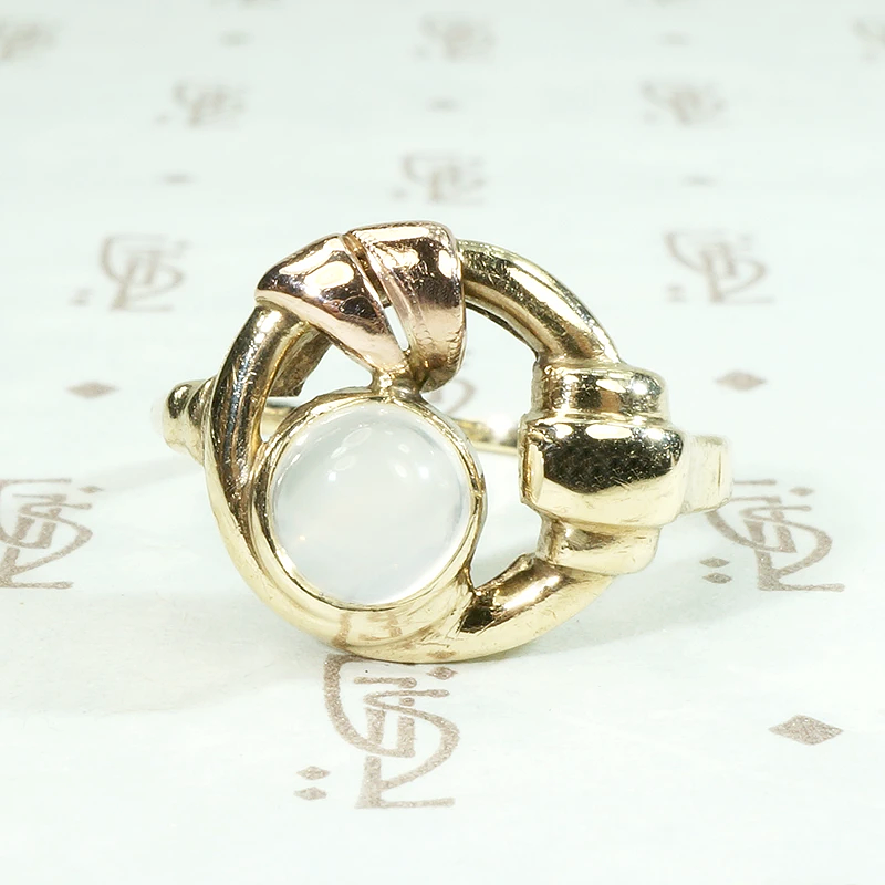 luminous white moonstone