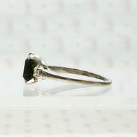 Bailey Banks & Biddle Incredible Green Tourmaline Ring