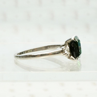 Bailey Banks & Biddle Incredible Green Tourmaline Ring