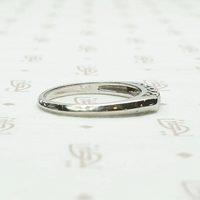 Sparkling Bright White Diamond Band