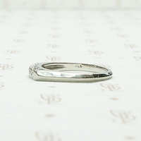 Sparkling Bright White Diamond Band