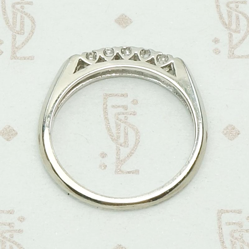 Sparkling Bright White Diamond Band