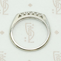 Sparkling Bright White Diamond Band