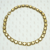 Ornate Victorian Chain with Geometric Pattern