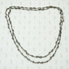 Silver Filigree Victorian Chain with Wonderful Patina