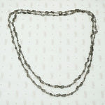 Silver Filigree Victorian Chain with Wonderful Patina