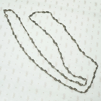 Silver Filigree Victorian Chain with Wonderful Patina