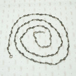 Silver Filigree Victorian Chain with Wonderful Patina