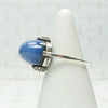 Dramatic & Dreamy Chalcedony Art Deco Statement Ring