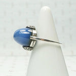 Dramatic & Dreamy Chalcedony Art Deco Statement Ring