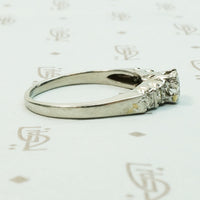 Classic Vintage Platinum Engagement Ring