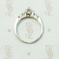Classic Vintage Platinum Engagement Ring